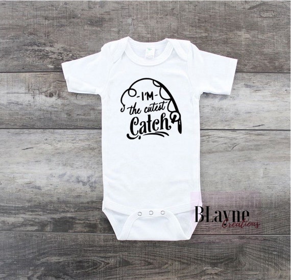 baby girl fishing onesie