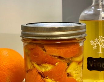 Homemade orange peel  cleaner