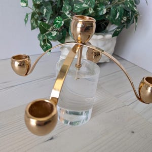 Vintage Lenox 4 arm 5 Candle Lucite Candelabra