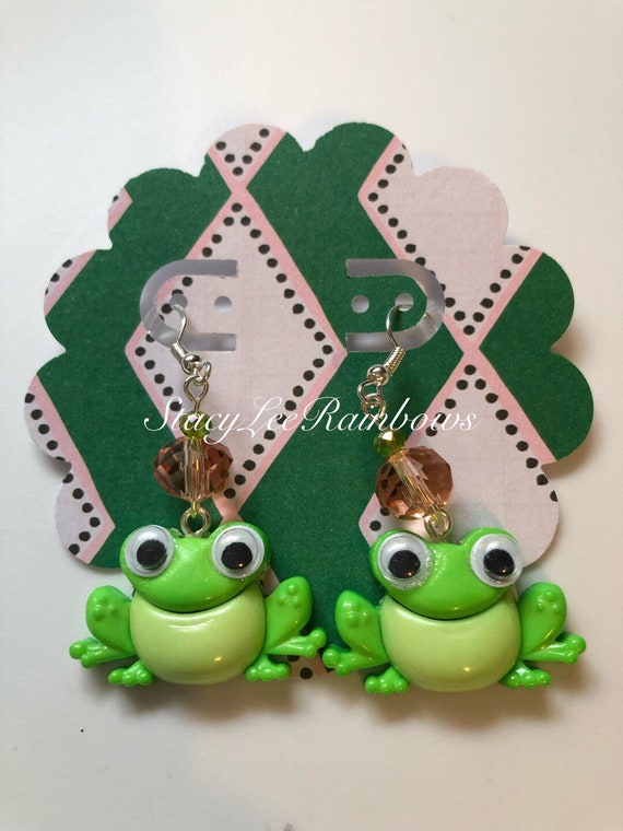 Frog 2024 dangle earrings
