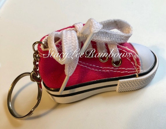 red converse keychain