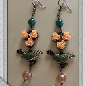Vogel baumeln Ohrringe Frühling Ohrringe Schmuck Frauen Ohrringe Schmuck Vogel-Liebhaber Schmuck