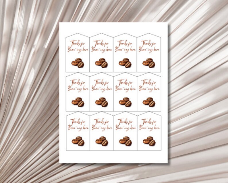 Baby Shower Party Favor Thank You Tags Something Sweet Brewing Thanks