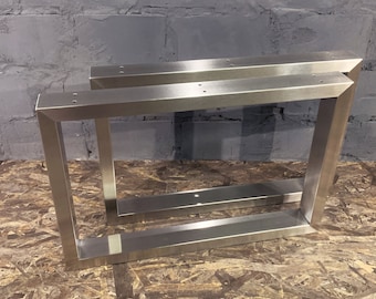 Handmade Stainless Steel Coffee Table Legs – Minimalist Metal Base