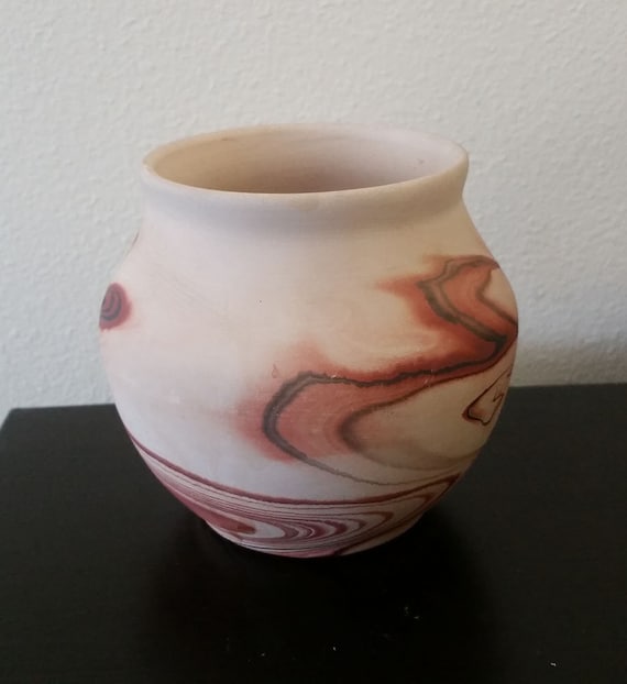 Vintage Nemadji Native American Southwestern Style Potter Vase Weedpot