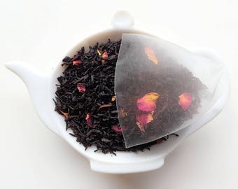 Victorian Rose Black Tea in Pyramid Sachets