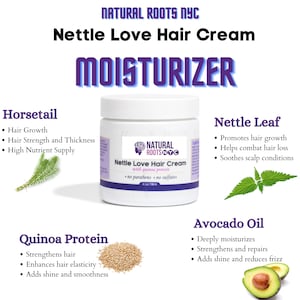 Nettle Hair Cream new women natural handmade conditioning curl curly