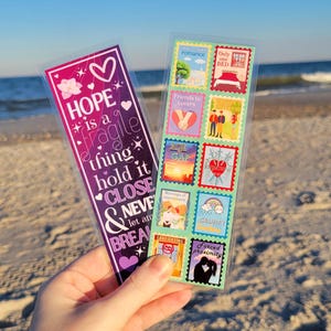 Trope & Hope Bookmark | Fall Romance | Positive Quote | Friend Enemies to Lovers | Grumpy Sunshine | Fake Dating One Bed Small Town Age Gap