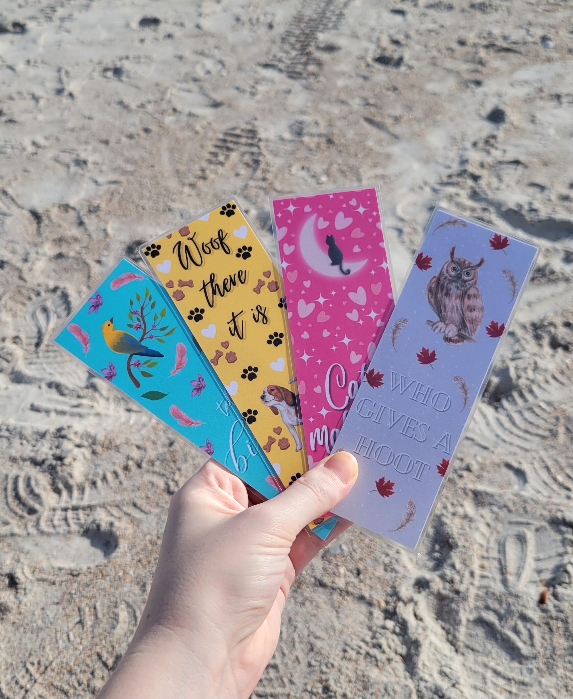 Animal Bookmarks Quotes Nature Funny Cute Cats Dogs Pets Bookshelf ...