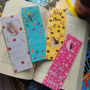 Animal Bookmarks Quotes Nature Funny Cute Cat Dog Spring Summer Pet ...