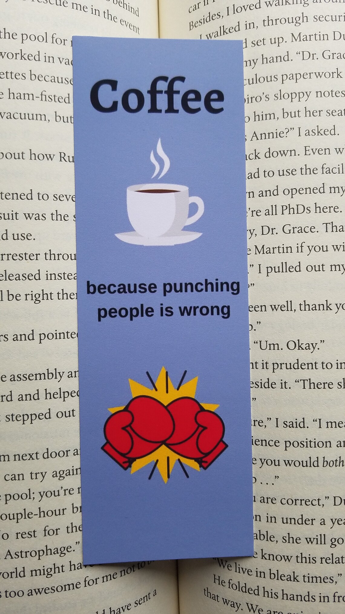 Coffee Bookmarks Printable Set of 4 Etsy