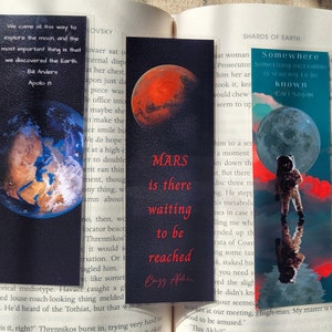 Laminated Space Bookmarks Quotes Planet Solar System Earth Science ...