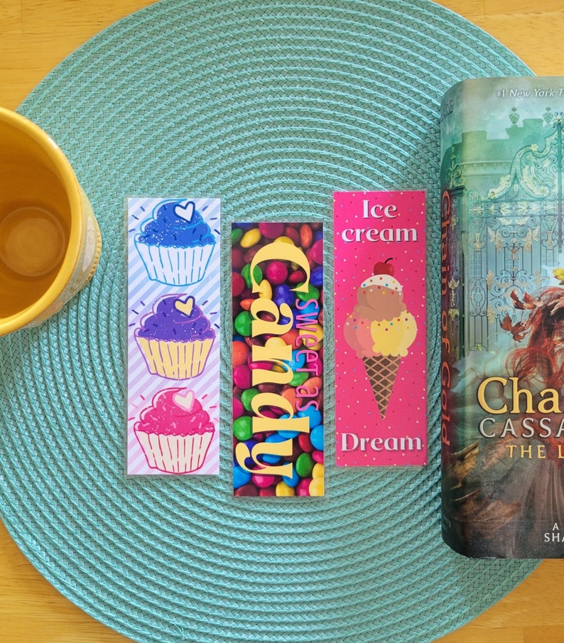 Dessert Candy Bookmark Sweet Summer Cute Girlie Cupcake Ice Cream ...