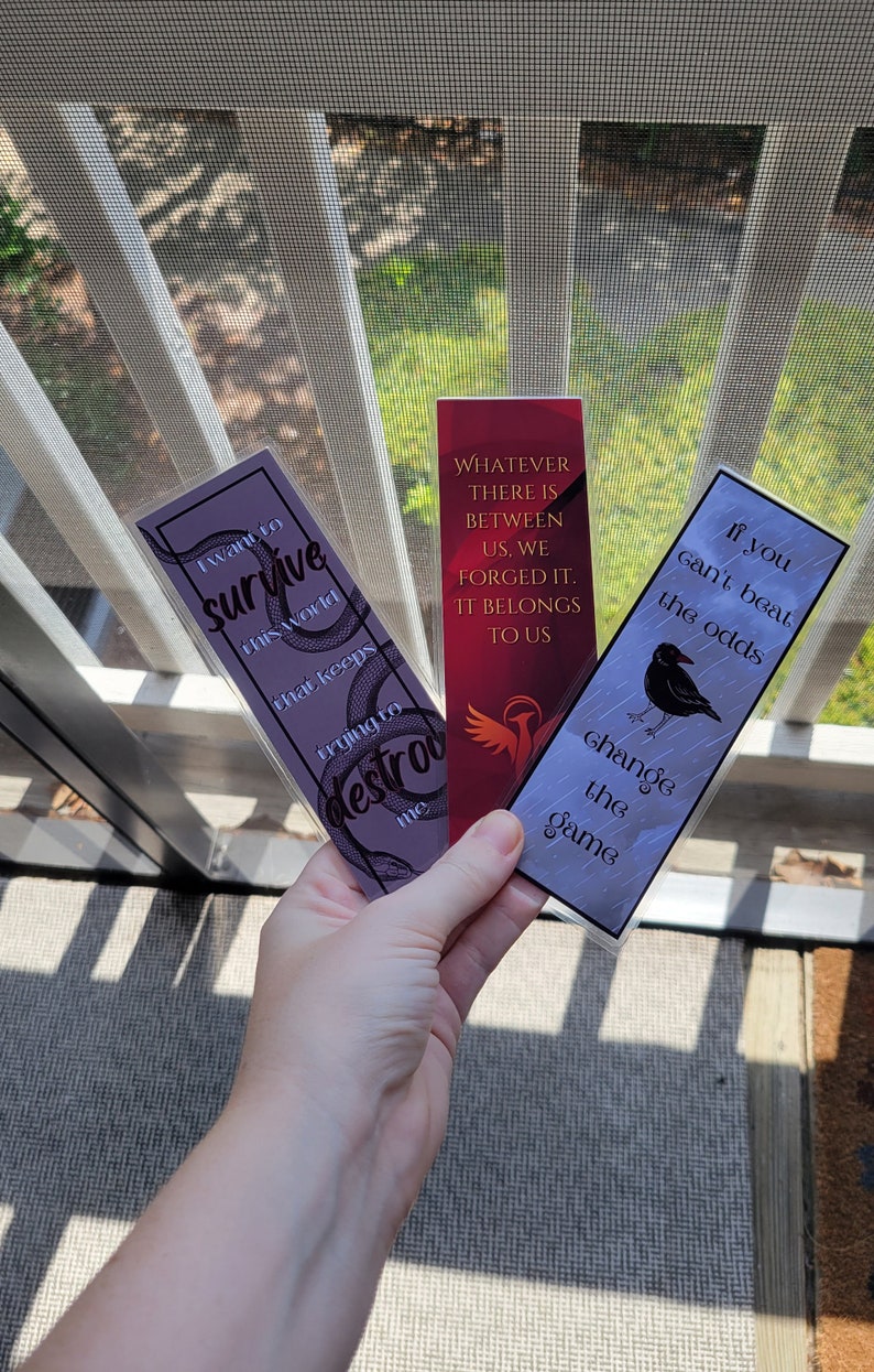 Ruination Bookmark Leigh Bardugo Novel Quote Bookmark Ninth House Ruin and Rising Six of ...