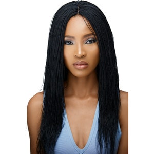 Ready to Ship Braided Wig Million Braids Senegalese Twists Wig for