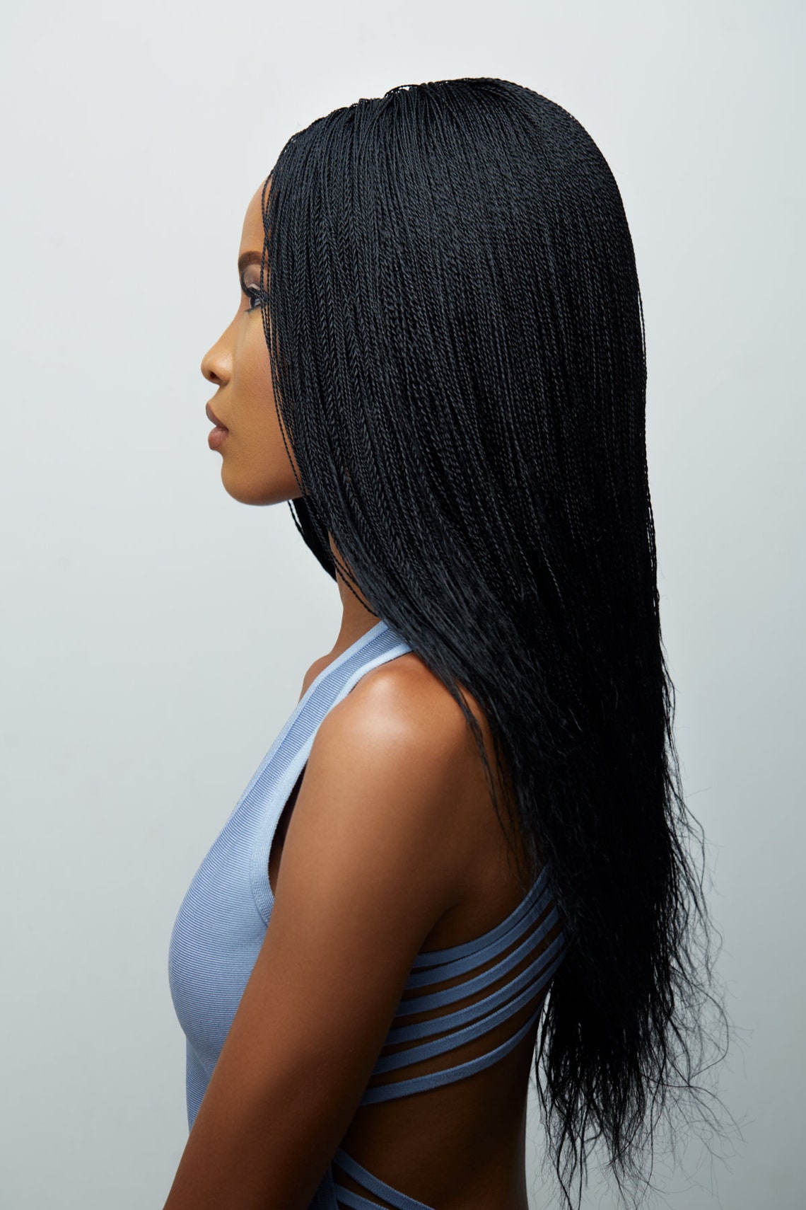 Micro Million Twist Wig 18 inches cheap braid wig braided Etsy