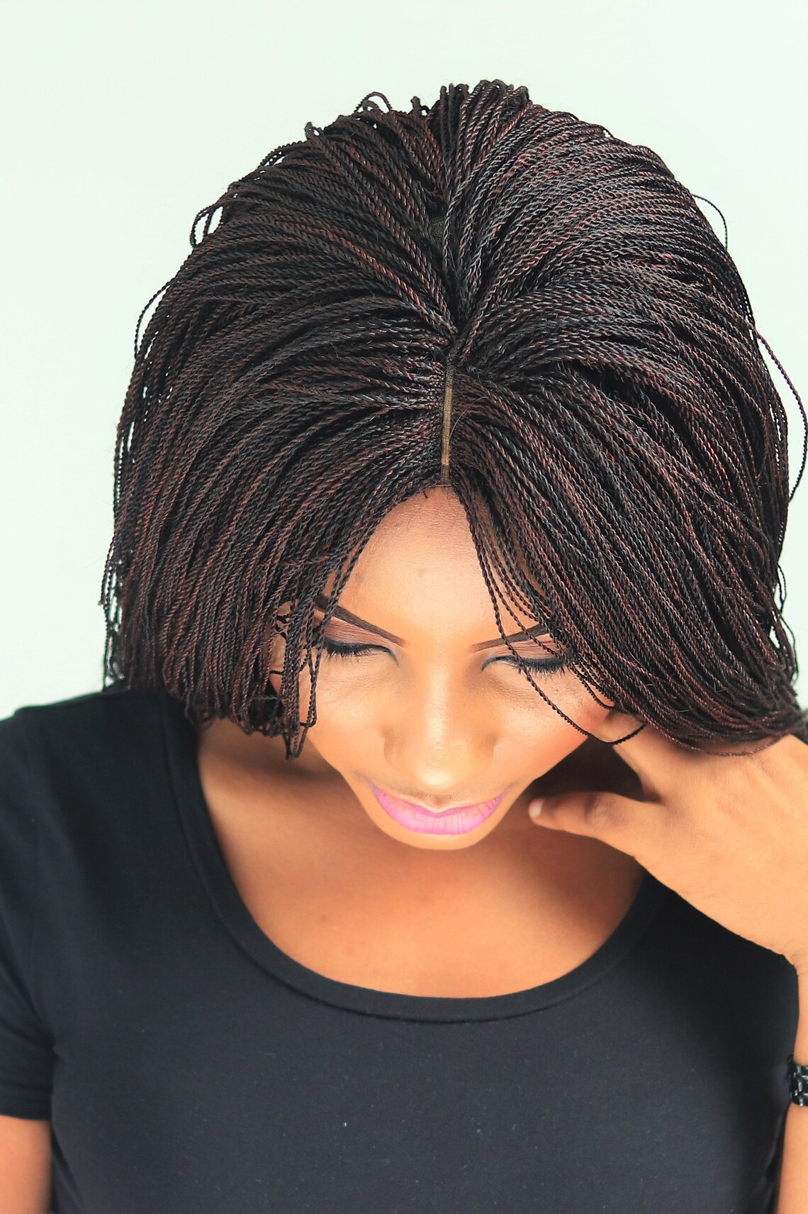 Micro Million Twist Wig 18 inches cheap braid wig braided Etsy