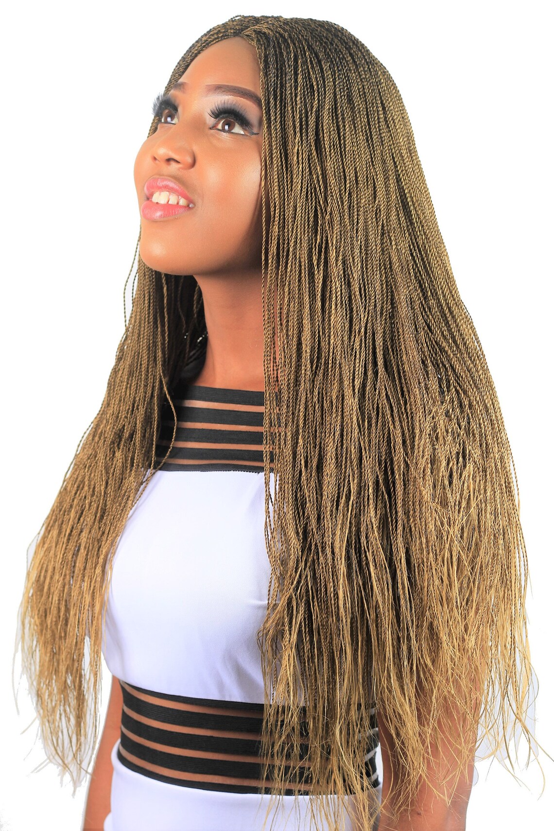Micro Million Twist Wig 22 inches cheap braid wig braided Etsy