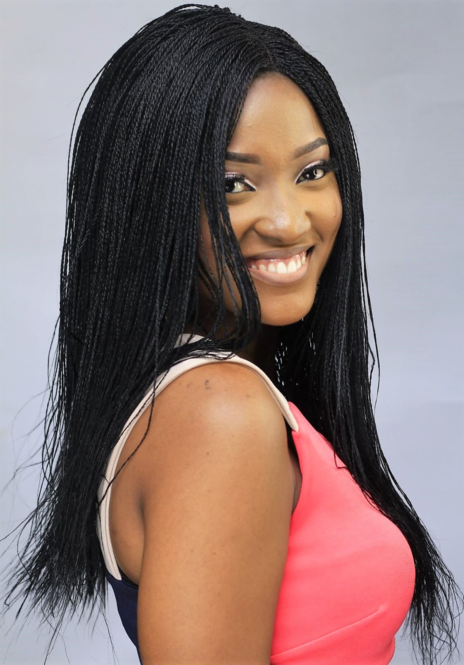 Micro Million Twist Wig 18 Inches Cheap Braid Wig Braided Etsy