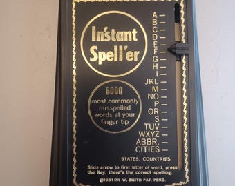 Instant Speller desk top accessory