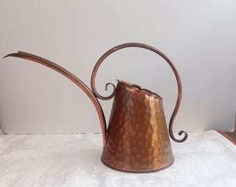Gregorian solid copper watering can