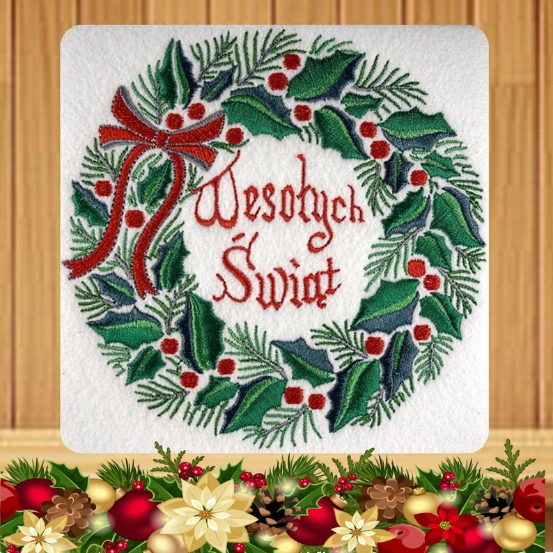 HANDMADE PERSONALISED SPECIAL GIRL WREATH CHRISTMAS CARD