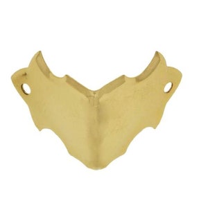 Trunk Edge Clamp - Brass Plated Stamped Steel TRUNK KNEE CLAMP