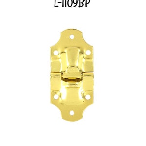 Trunk Hinge -Brass Plated Stamped Steel TRUNK STOP HINGE