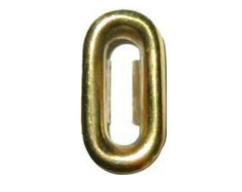 Key Hole Cover- Stamped Brass OVAL KEYHOLE INSERT
