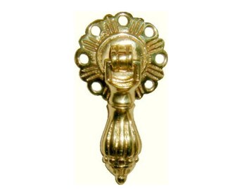 FURNITURE REPAIR PARTS CAST BRASS TEAR DROP PULL B1268