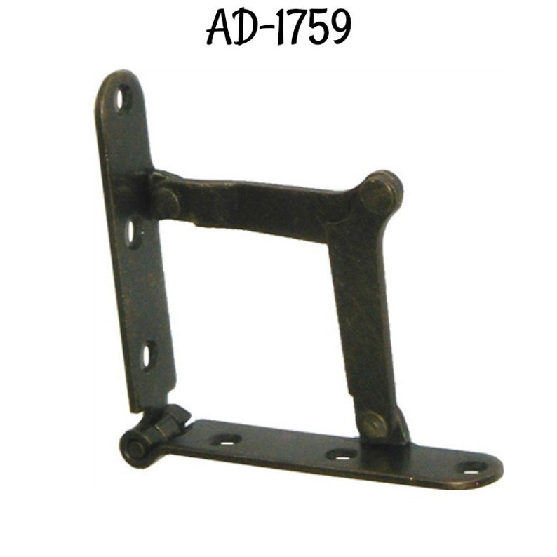 Steel Hinge Drop Front Desk Stay With Antique Brass Finish