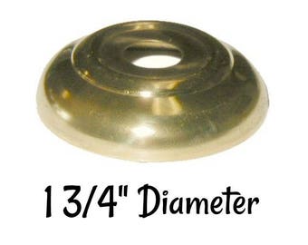 Brass Bed Finial ball washer mount bracket spacer rail frame antique post foot 