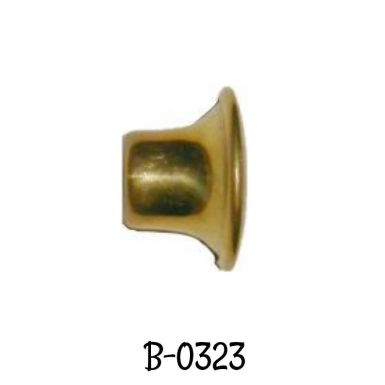 Brass Knob Hoosier KNOB Stamped Brass Front Etsy