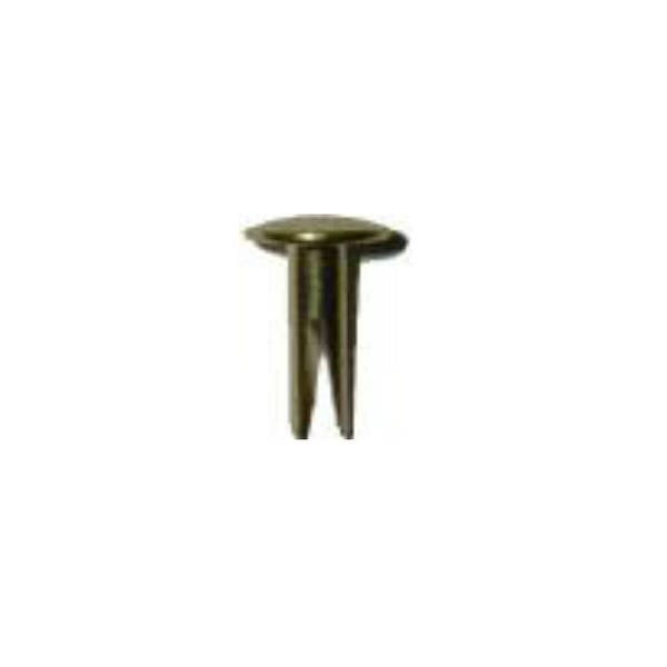 Split Rivets Brass Plated  1/2" - lot of 50