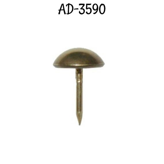 7/16" Decorative Nails plain head old french natural finish seat chai COUNT 50 
