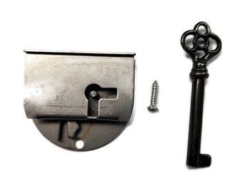 Steel Half Mortise Drawer or Left Hand Door Lock with KEY Drop in lock