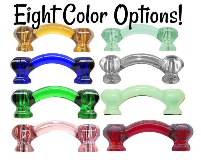 Jadeite Glass Drawer Pull by Mosser Glass Bronze Hardware Etsy