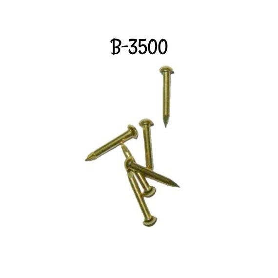 Brass Escutcheon Pins Nails 1/2" Long For Antique Furniture Hardware and other crafts