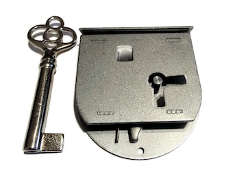 Steel Half Mortise Drawer or Left Hand Door Lock with KEY Drop in lock