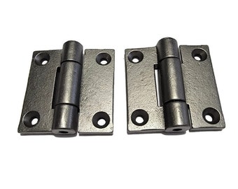 2" Cast Iron Hinges -3/16" Thick Iron - Sold by the pair