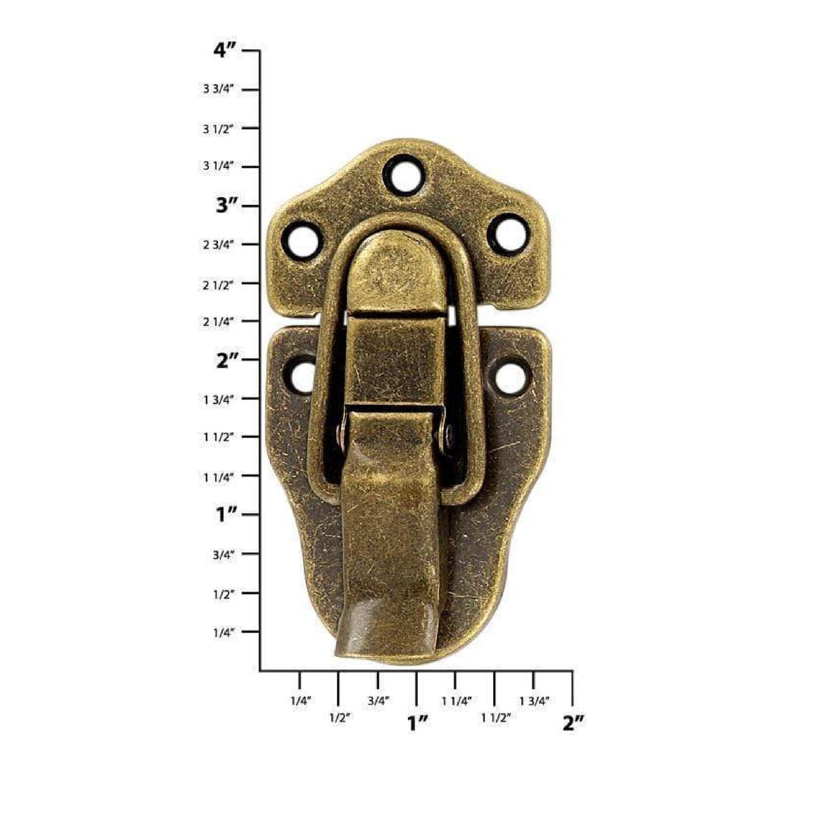 Trunk Latch Small Flush Mount Trunk Drawbolt Latch Antique Etsy