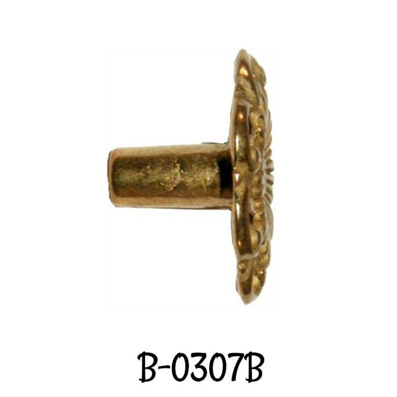 Brass Knob Victorian Style Cast Brass Knob Victorian Knobs Etsy