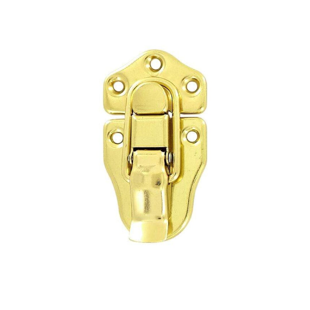 Trunk Latch Small Flush Mount Trunk Drawbolt Latch Bright Brass Plated