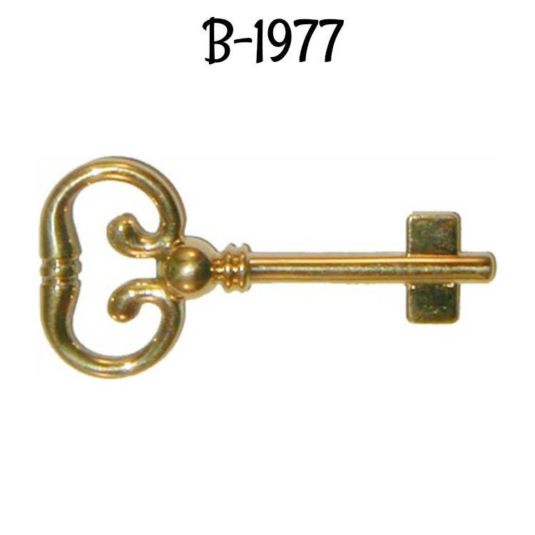 Solid Brass Key For Roll Top Desk Lock, Antique Roll Top Desk Locks