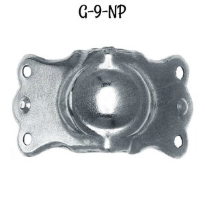 Trunk Edge Clamp - Nickel Plated Stamped Steel TRUNK KNEE CLAMP