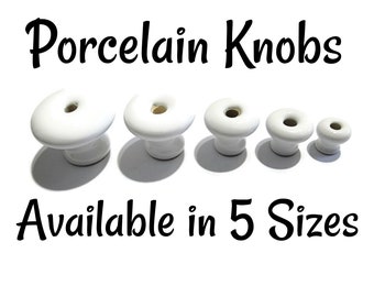 Porcelain Knob -  Drawer Knobs Dresser Knob Retro Porcelain Knob White Cabinet Handle Pull Knob Vintage Hoosier Cabinet