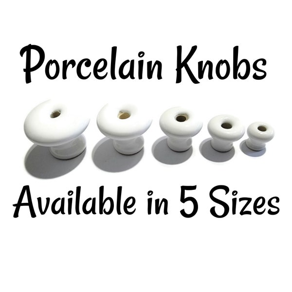 Porcelain Knob -  Drawer Knobs Dresser Knob Retro Porcelain Knob White Cabinet Handle Pull Knob Vintage Hoosier Cabinet