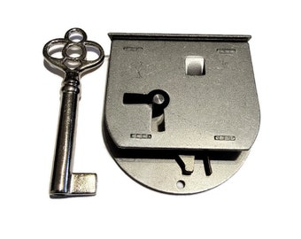 Steel Half Mortise Drawer or Right Hand Door Lock with KEY Drop in lock