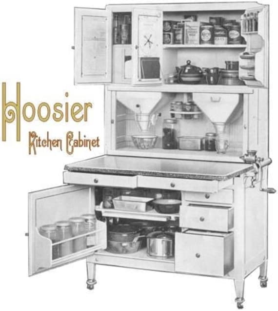 Hoosier Kitchen Cabinet Name Plate Hoosier Cabinet Etsy