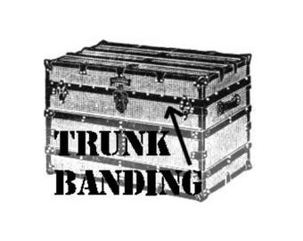 Steel Trunk Banding- 10 foot coil of TRUNK BANDING for Trunk Lids, etc.